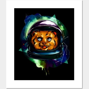 The Cat in Space. For astronaut animal lovers and fun loving fashionistas. Get the space safari look. Posters and Art